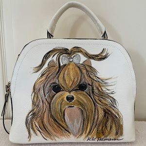 Satchels with Painting Yorkie